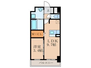 サンフォート小倉の物件間取画像